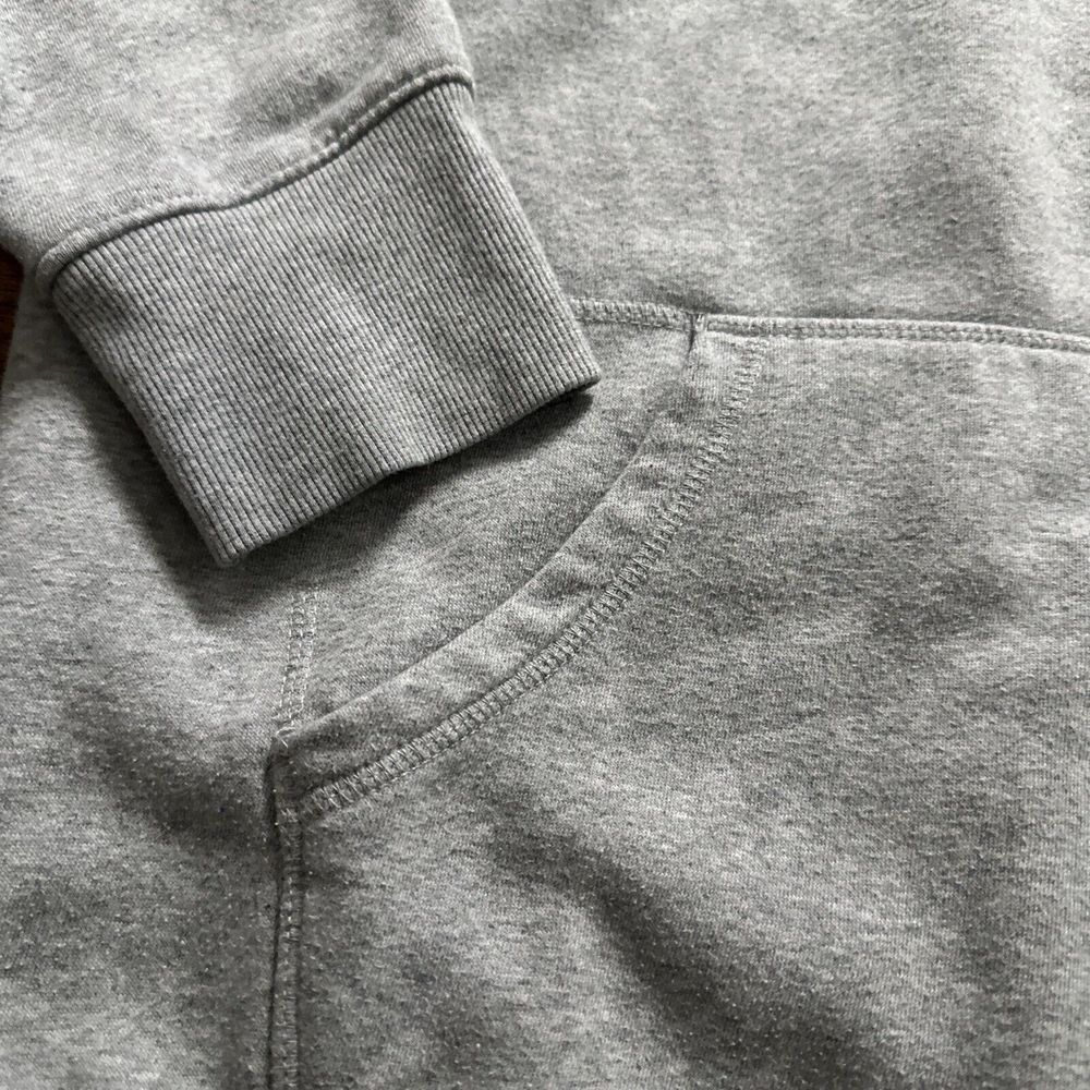 Goodfellow‎ Pullover Hoodie Sweatshirt Mens Medium Solid Gray Fleece Drawstring - Picture 5 of 5